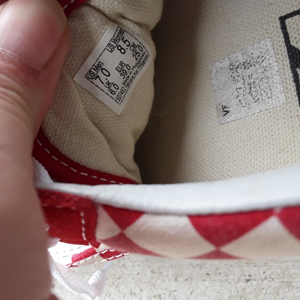 Van's Old Skool Checkered Canvas Suede Shoes - Picture 7 of 8